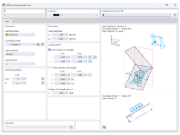 Определение свободной прямоугольной нагрузки в RFEM 6