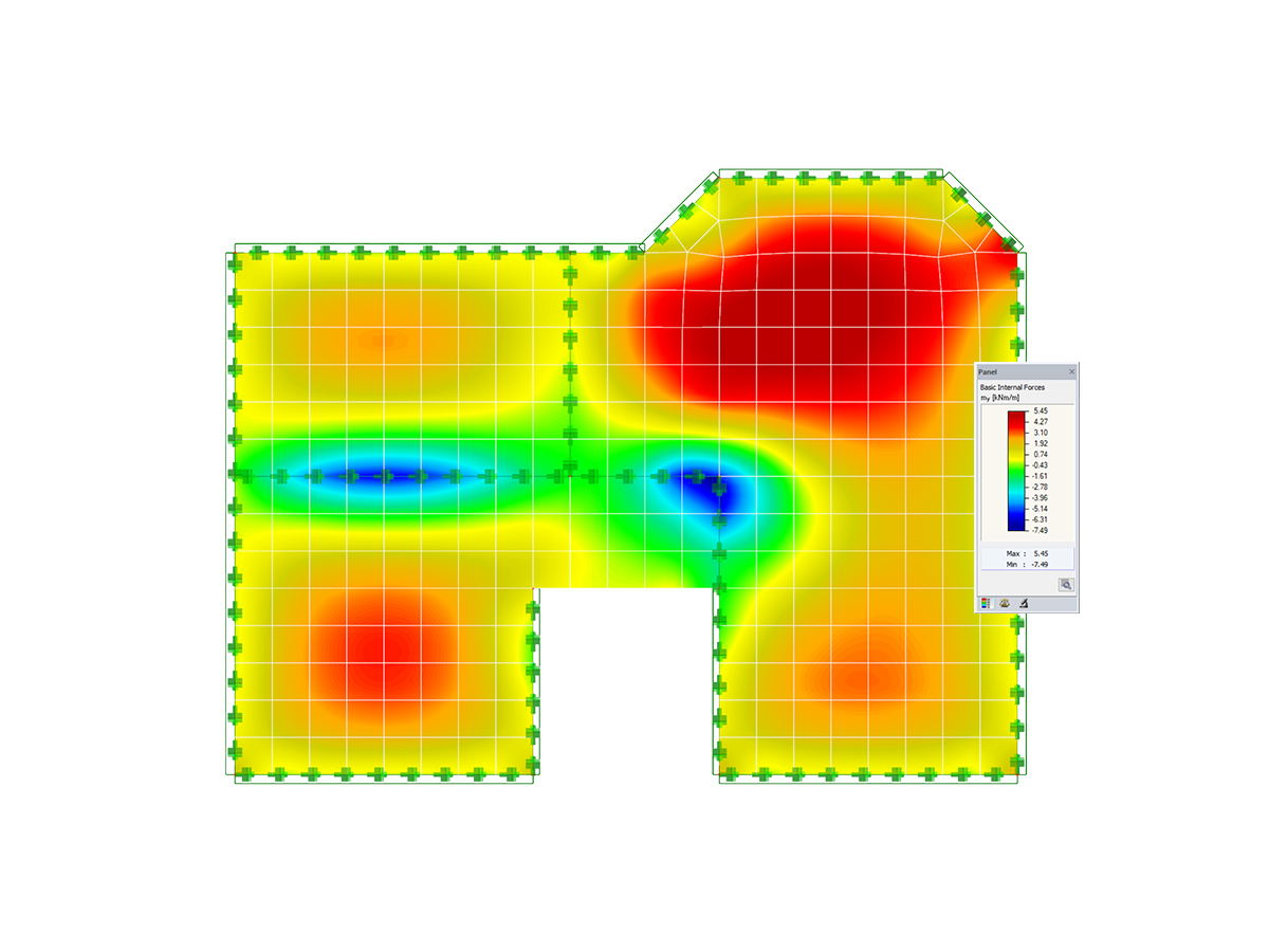 RFEM-Zusatzmodul RF-BETON Deflect | 飞行器分析验算