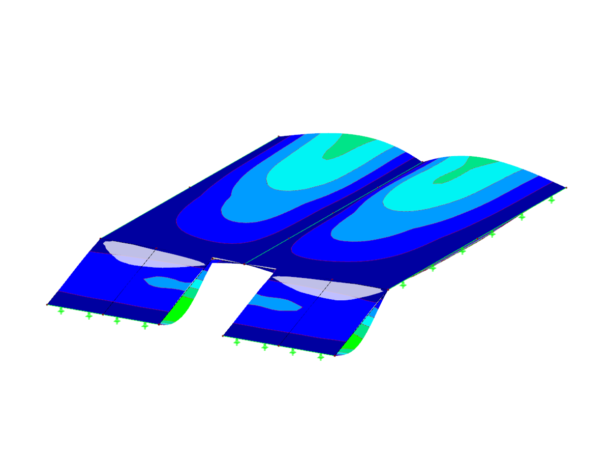 RFEM 附加模块 RF-MOVE Surfaces |面上生成移动荷载