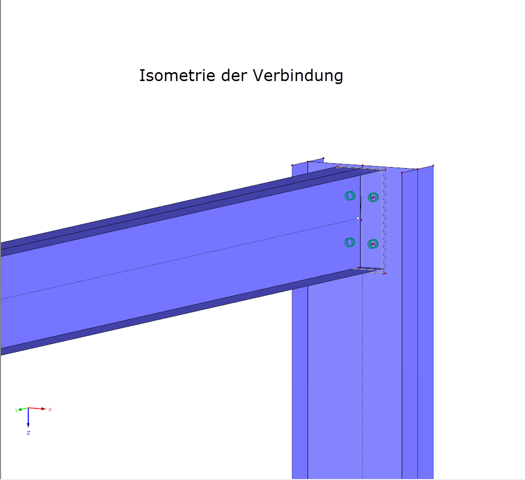 Ergebnisverlauf der Querkraft einer Schraube