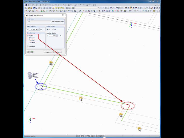 Import und Verwendung einer DXF-Hintergrundfolie