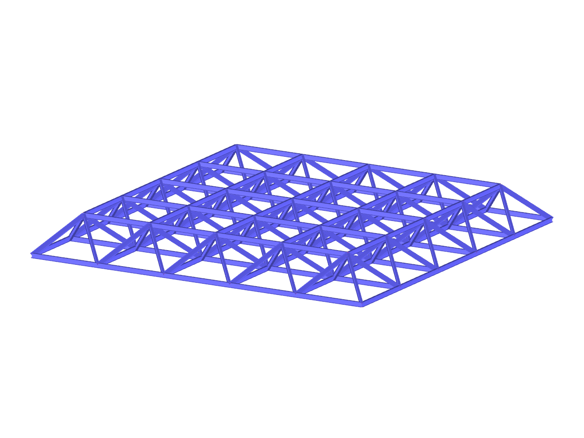 3D桁架模型