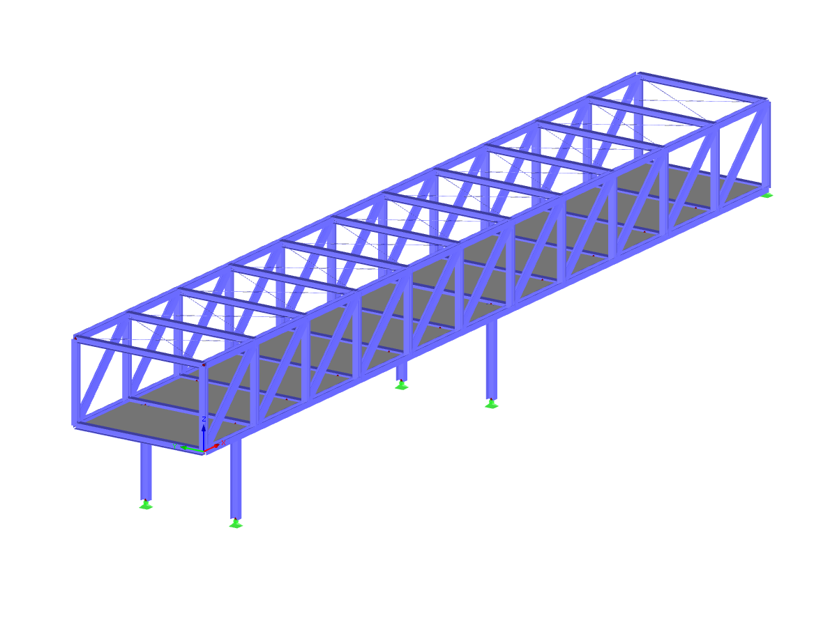 客户项目3D模型“德国帕绍的Dreifachsporthalle/德国帕绍的三人体育馆”（©Statik Breinbauer | 结构工程师）
