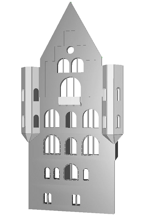 Schloß Neuschwanstein - Palastfassade