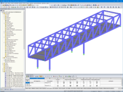 RFEM 空间桁架模型 (© Statik Breinbauer)