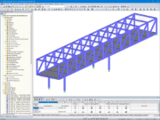 RFEM 空间桁架模型 (© Statik Breinbauer)