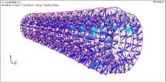 使用附加模块 RF-ALUMINUM 设计的 RFEM 模型 (© T&E Support)