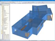 RFEM 住宅建筑模型 (© Maderas Besteiro)