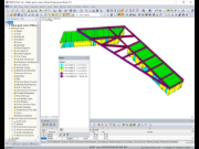 水上运动中心 RFEM 模型 (© Kmod Enginyeria en Fusta SL)