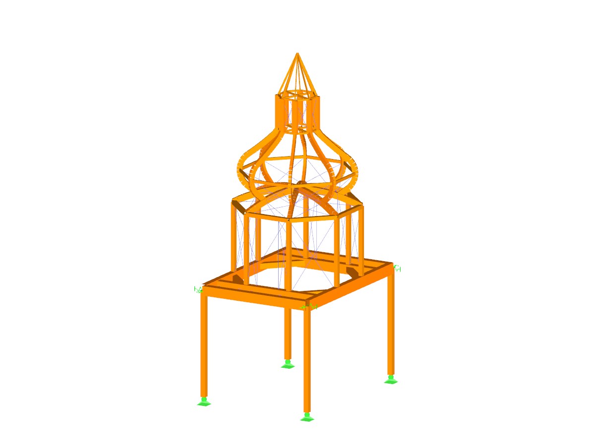 使用RSTAB结构设计与分析软件设计的客户项目