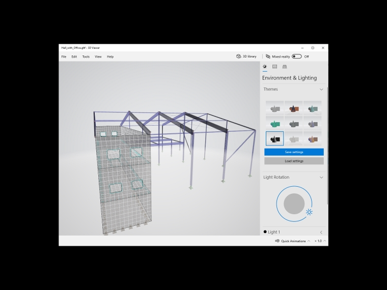 3D 浏览器中的 glTF 模型
