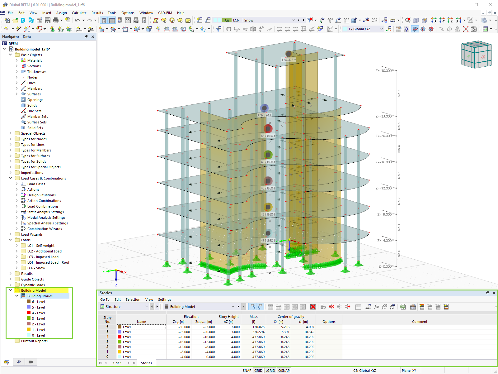 RFEM 6中附加建筑模型