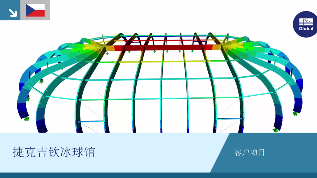 客户项目体现现代建筑 - 捷克季钦冰球场