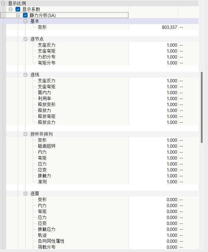 调整显示系数
