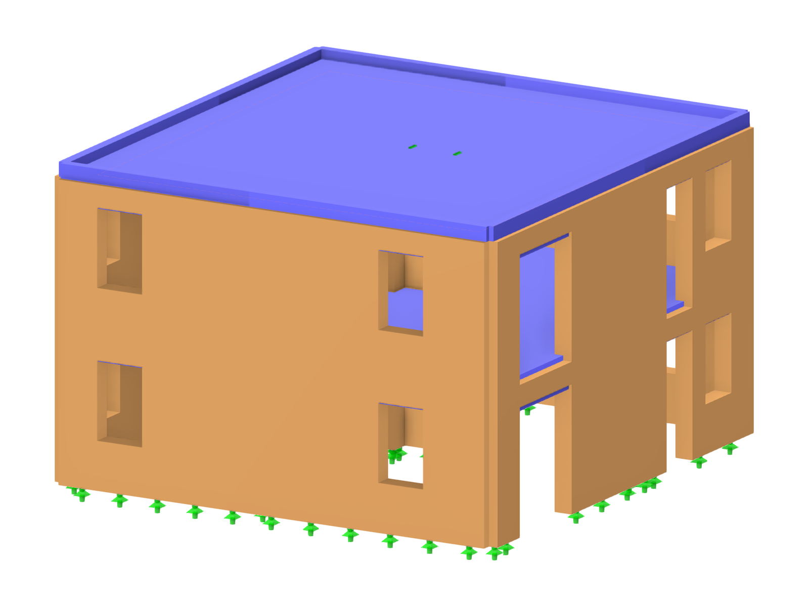 砌体阁楼住宅建筑