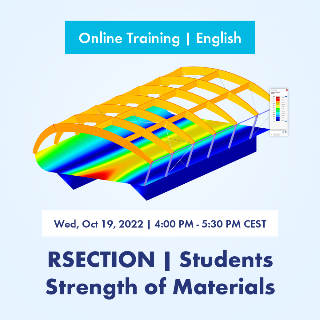 2022 年 10 月 19 日，面向学生的 RSECTION 材料强度在线培训。