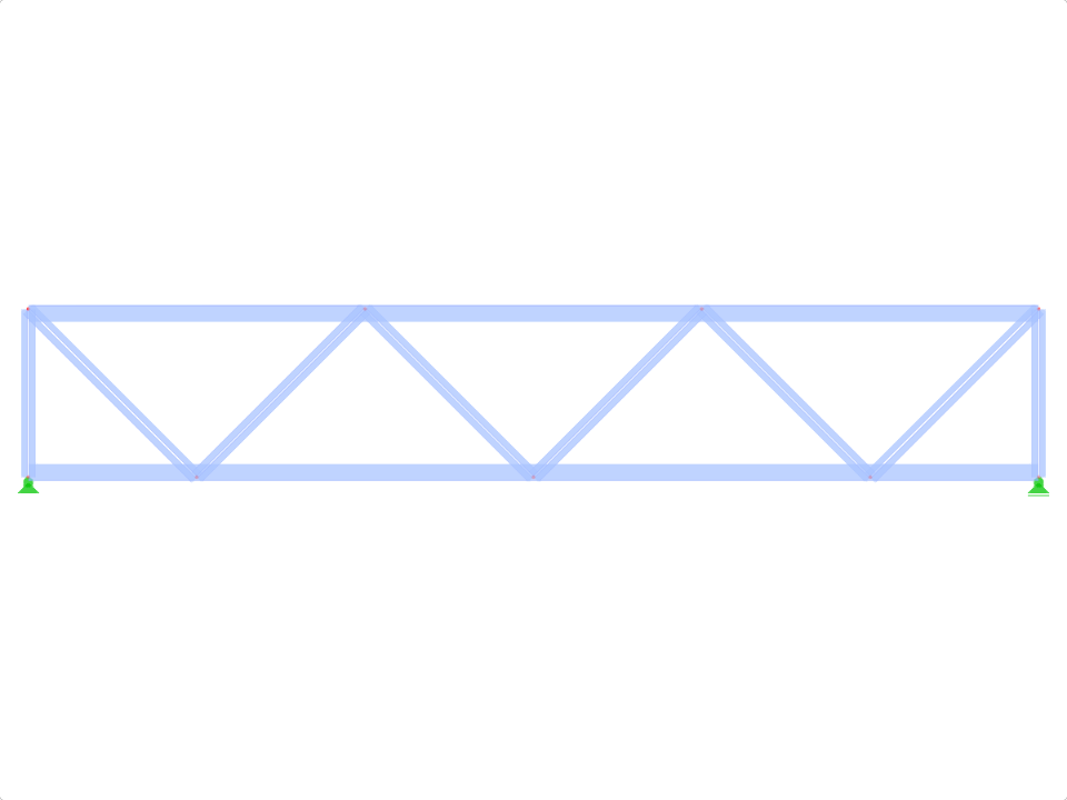 模型 ID 438 | FT010 | 平行弦杆桁架