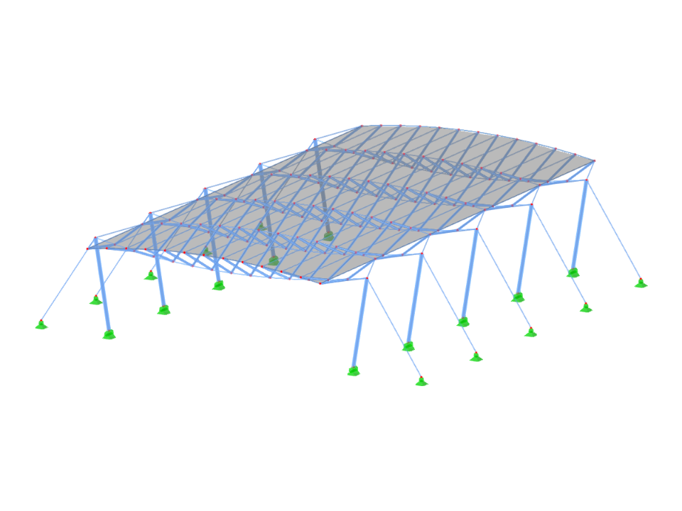 模型ID 3559 | CT003-b | 通过对缆稳定的空间平行系统