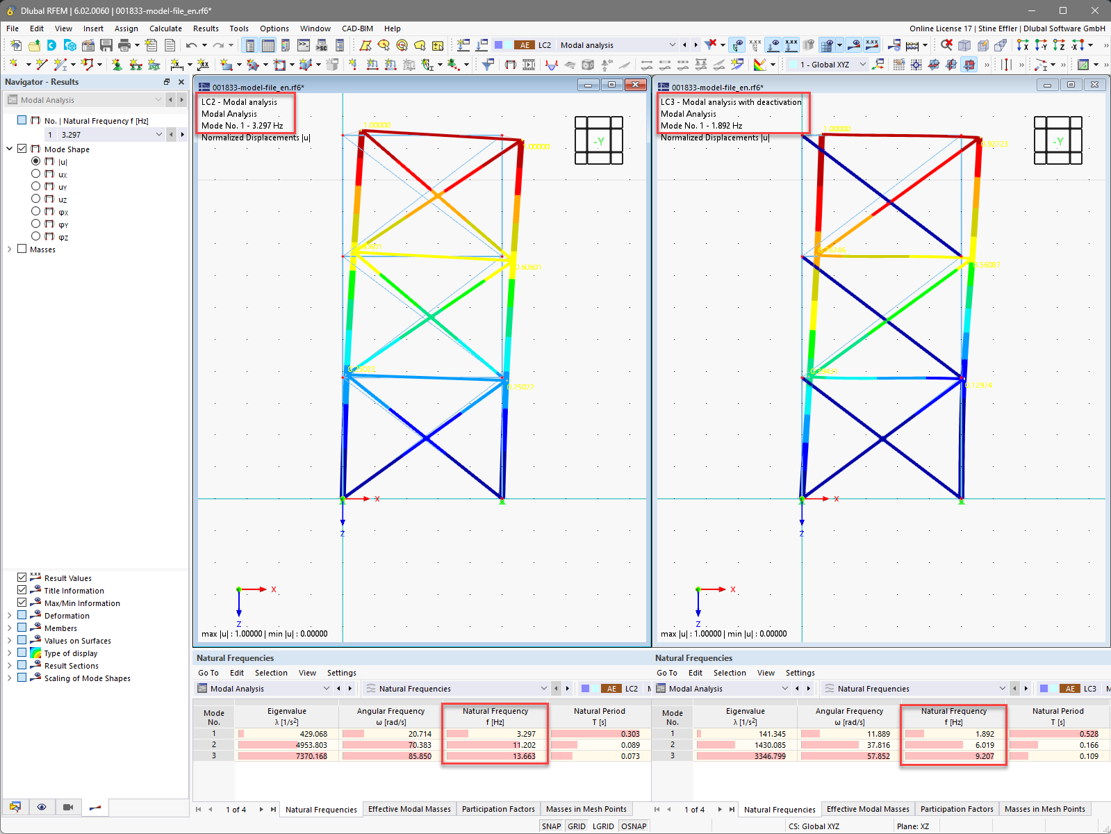 知识库 001833 | 在 RFEM 6 中使用非线性反应谱分析