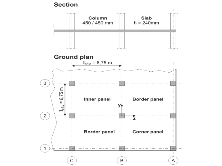 柱支座钢筋混凝土楼板