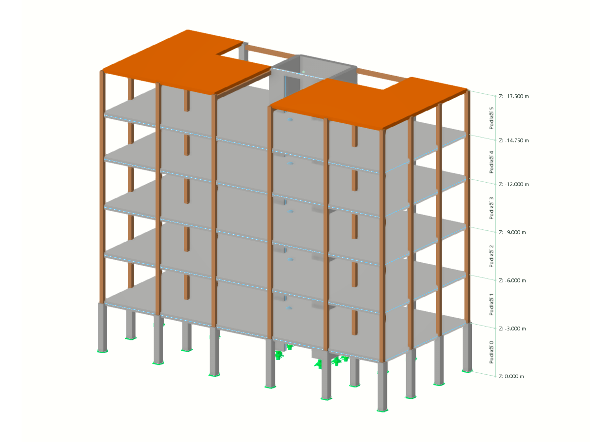 模型 004486 | 多层建筑结构，奥地利维也纳