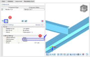 定义杆件切割的切割平面