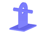 模型 004624 | 带销轴销的吊耳