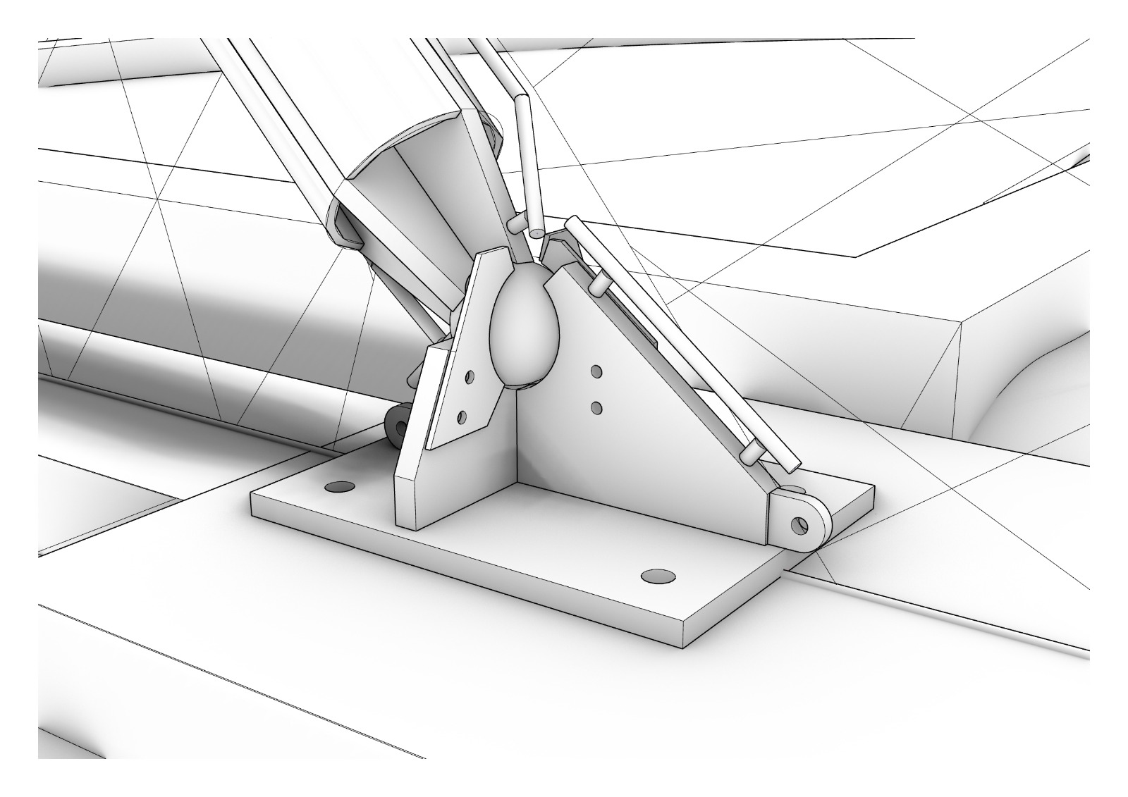 CP 001287 | 拱形锚固细节图 3D模型 | © Carl Stahl & Co. [SCHOOLTRAINING.NUMBEROFSTUDENTS]o