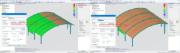 表示表面为零厚度，三角形单元显示在计算环境中的方向。