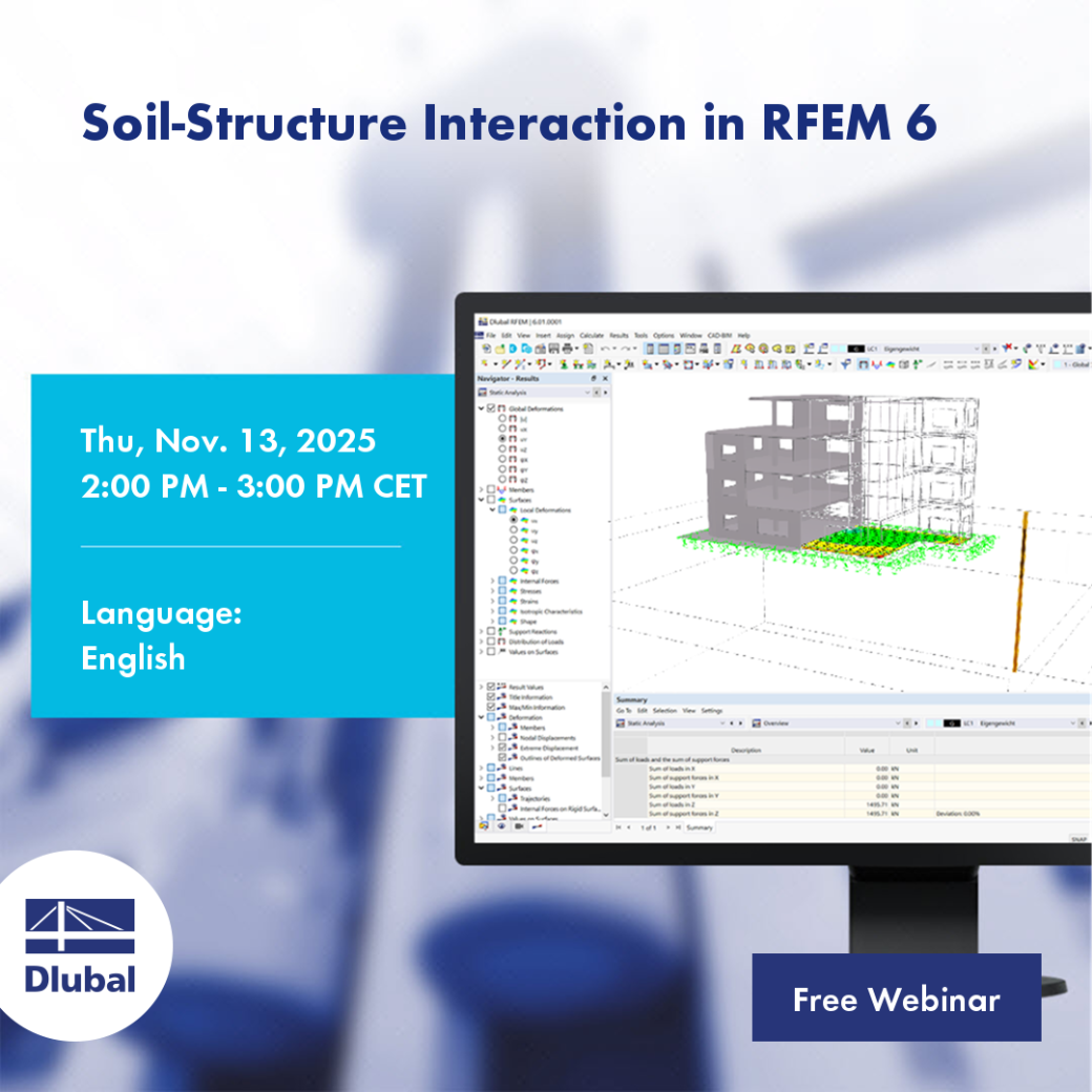 RFEM 6 中的土-结耦合