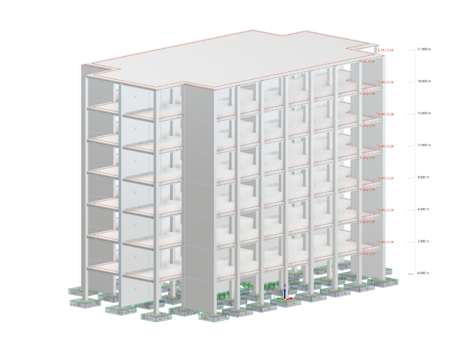 六层钢筋混凝土建筑，具有现代建筑特色。