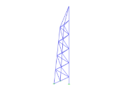 展示其结构设计和工程应用的三角桁架柱。